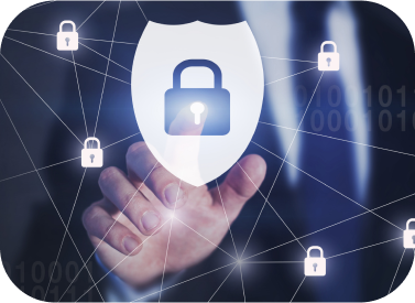 imagen de red de conexiones protegidas