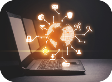 imagen ordenador interconectado / redes